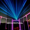 Architectural laser show system