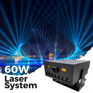 Big Power 60Watt Laser Systems with Ilda