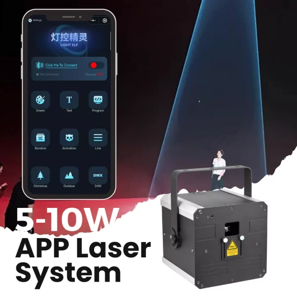 Bluetooth Laser dj lighting system