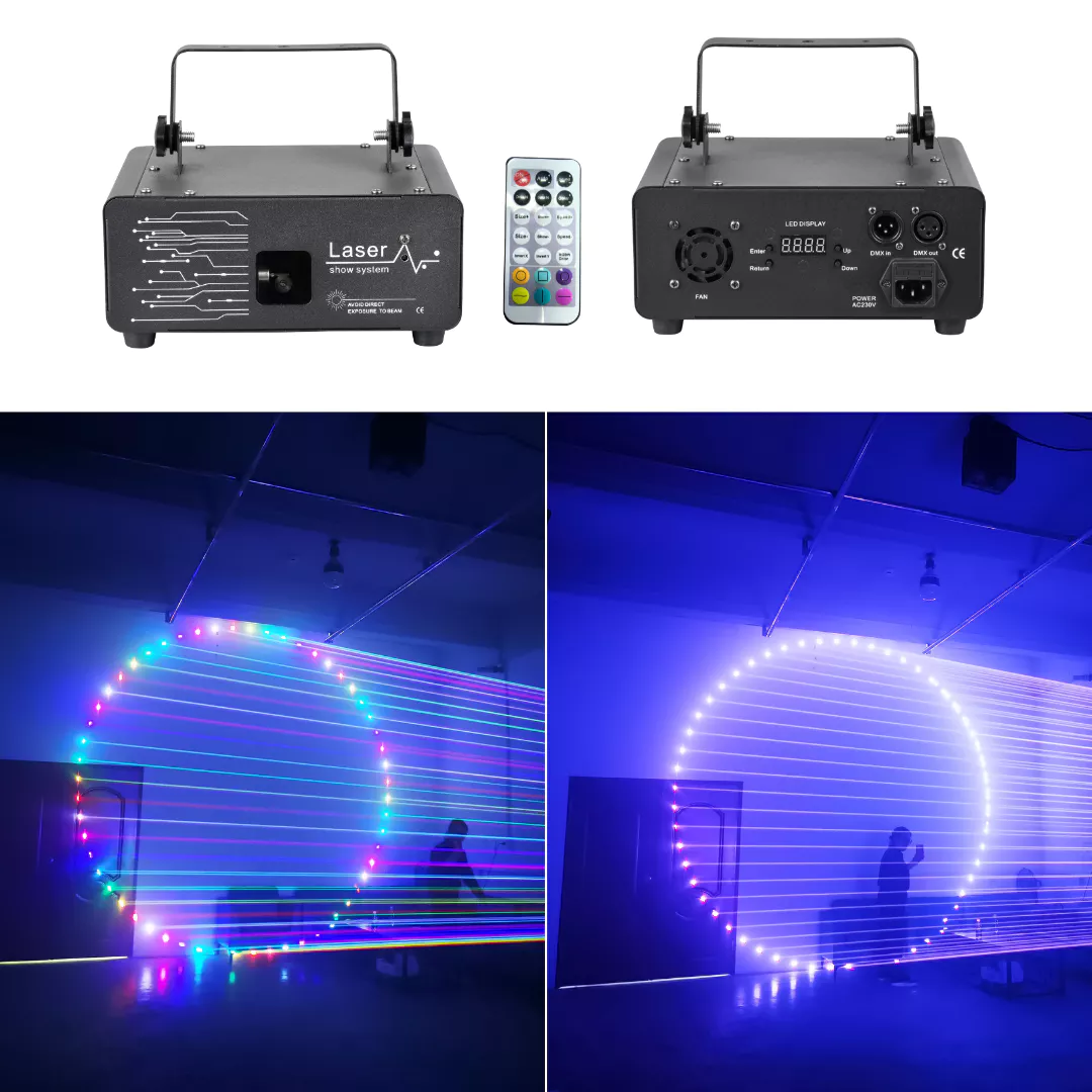 full color aniamtion laser light